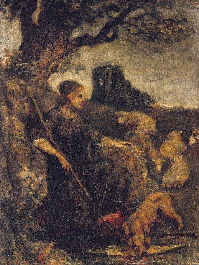 Joan Of Arc By Ryder, Albert Pinkham Fine Art Print