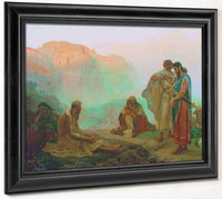 Job And His Friends 1869 By Ilya Repin Fine Art Print