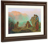 Job And His Friends 1869 By Ilya Repin Fine Art Print