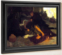 Job And His Three Friends By Henry Ossawa Tanner Fine Art Print