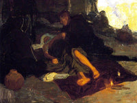 Job And His Three Friends By Henry Ossawa Tanner Fine Art Print