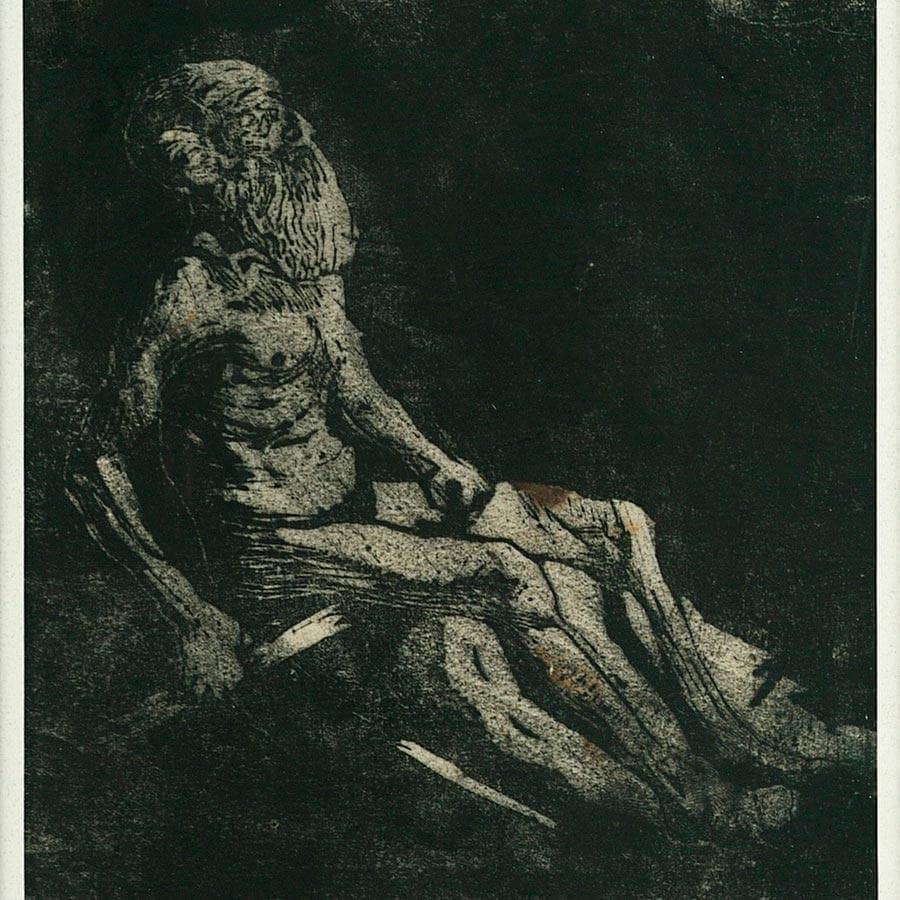 Job By Nicolai Astrup Fine Art Print