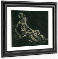 Job By Nicolai Astrup Fine Art Print