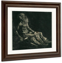 Job By Nicolai Astrup Fine Art Print