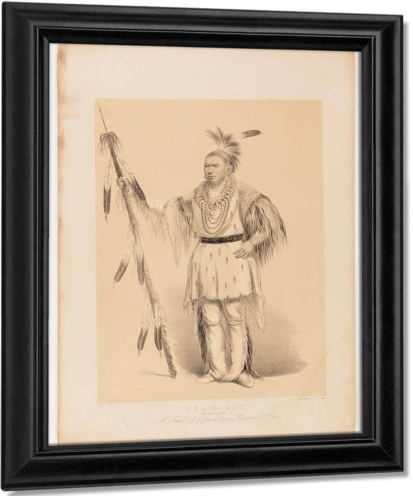 Joc O Sot, The Walking Bear By George Catlin Fine Art Print