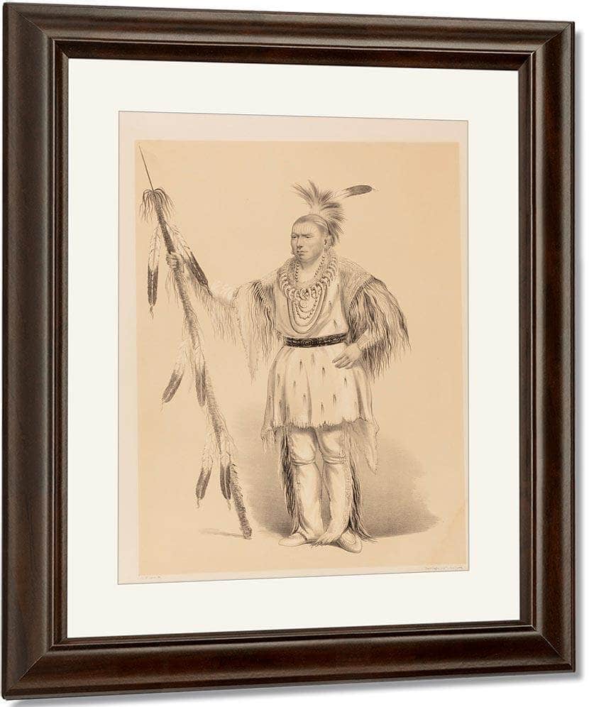 Joc O Sot, The Walking Bear By George Catlin Fine Art Print