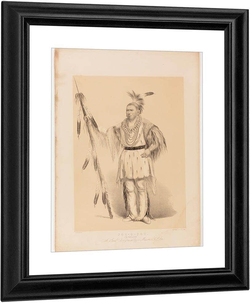 Joc O Sot, The Walking Bear By George Catlin Fine Art Print