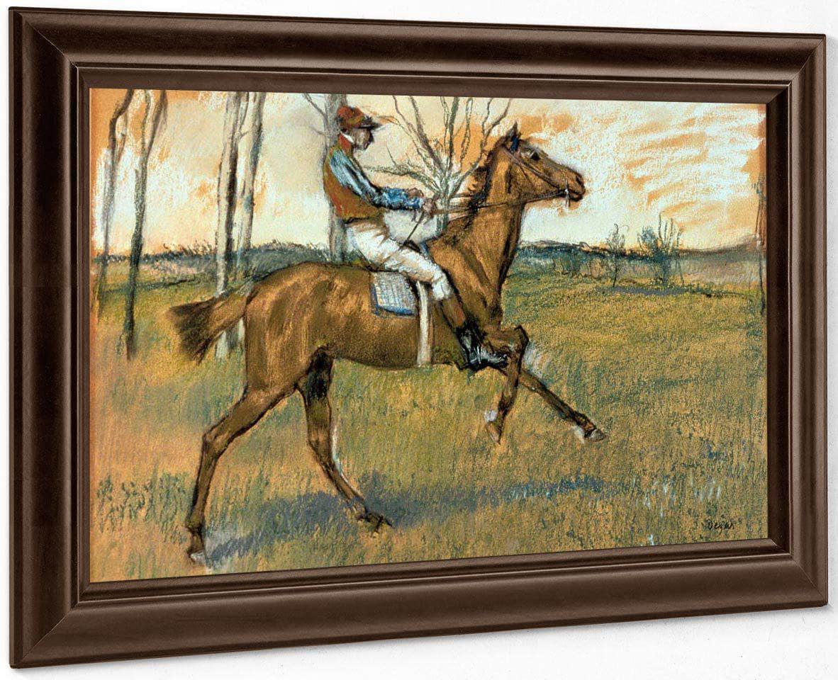 Jockey By Edgar Degas Fine Art Print