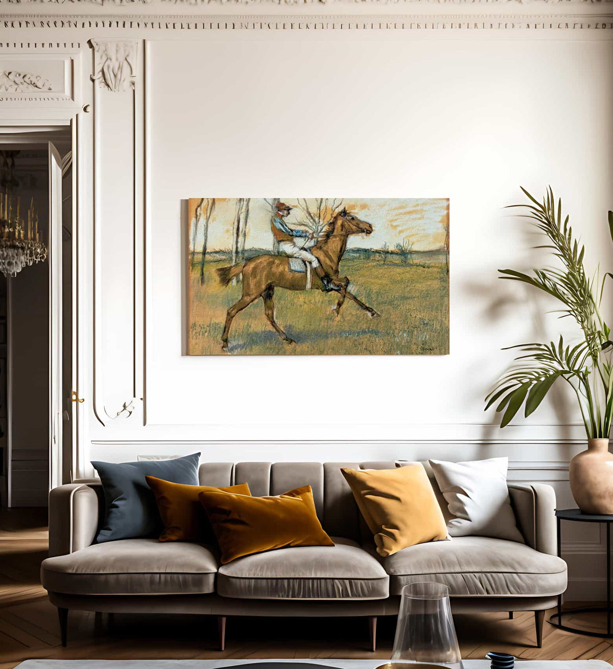 Jockey By Edgar Degas Fine Art Print