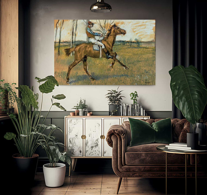Jockey By Edgar Degas Fine Art Print