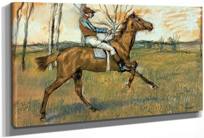 Jockey By Edgar Degas Fine Art Print