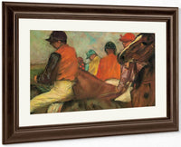 Jockeys By Edgar Degas Fine Art Print
