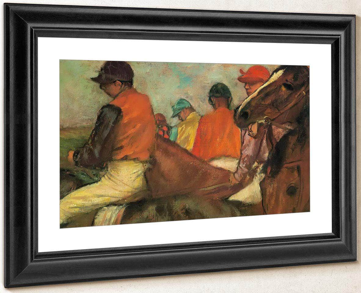 Jockeys By Edgar Degas Fine Art Print