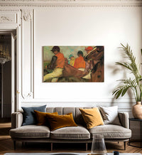 Jockeys By Edgar Degas Fine Art Print