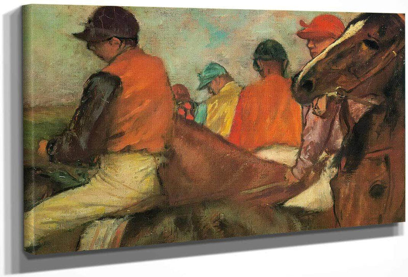 Jockeys By Edgar Degas Fine Art Print