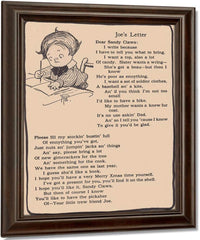 Joes Letter Illustrated By Grace G Drayton Fine Art Print