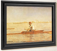 John Biglin In A Single Scull 2 By Thomas Eakins Fine Art Print