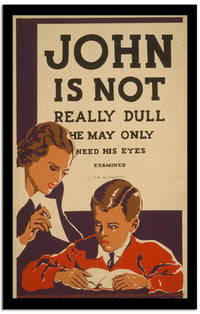 John Is Not  Vintage Poster Fine Art Print