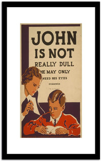 John Is Not  Vintage Poster Fine Art Print