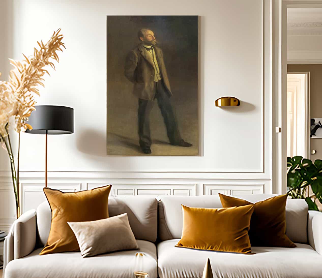 John Mclure Hamilton By Thomas Eakins Fine Art Print