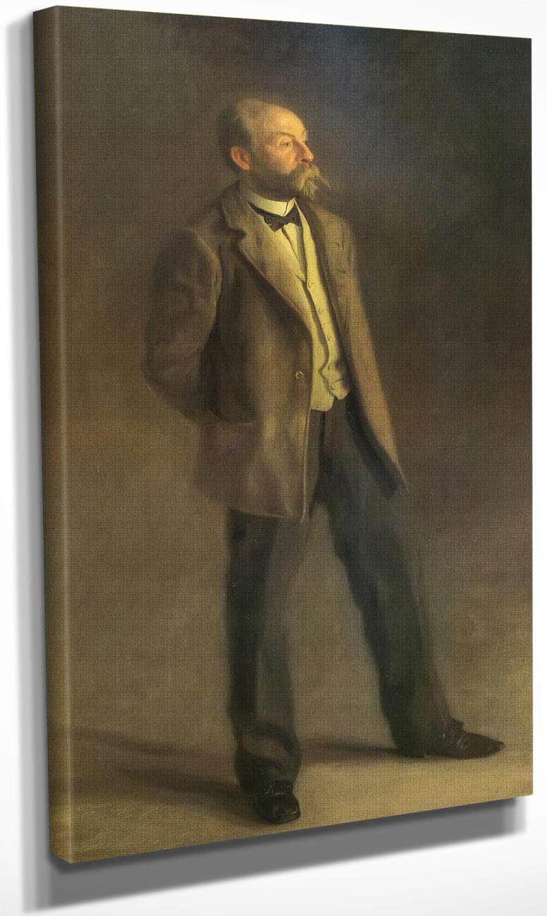 John Mclure Hamilton By Thomas Eakins Fine Art Print