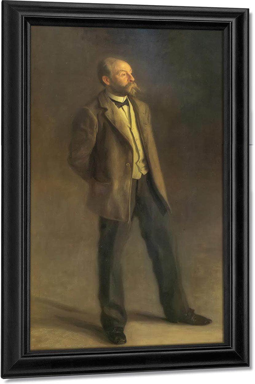 John Mclure Hamilton By Thomas Eakins Fine Art Print