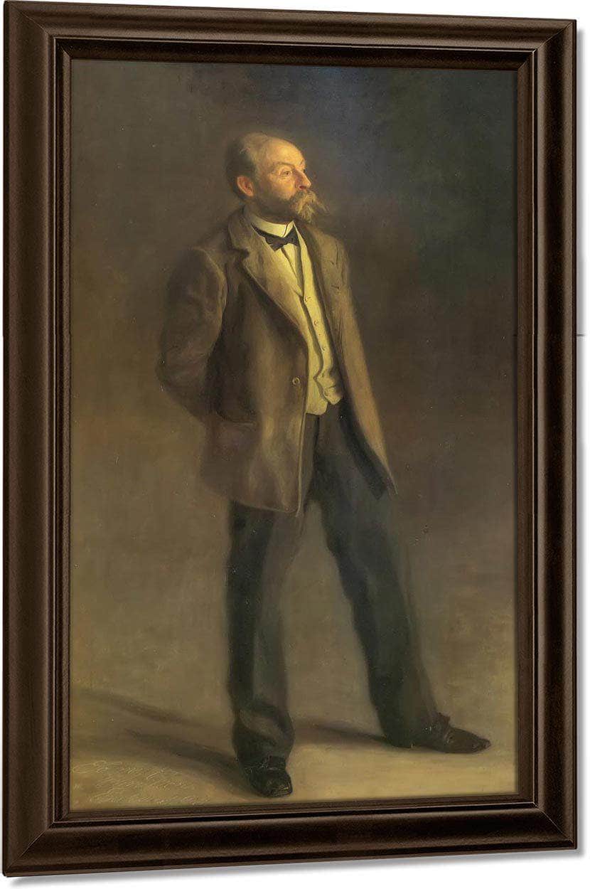 John Mclure Hamilton By Thomas Eakins Fine Art Print