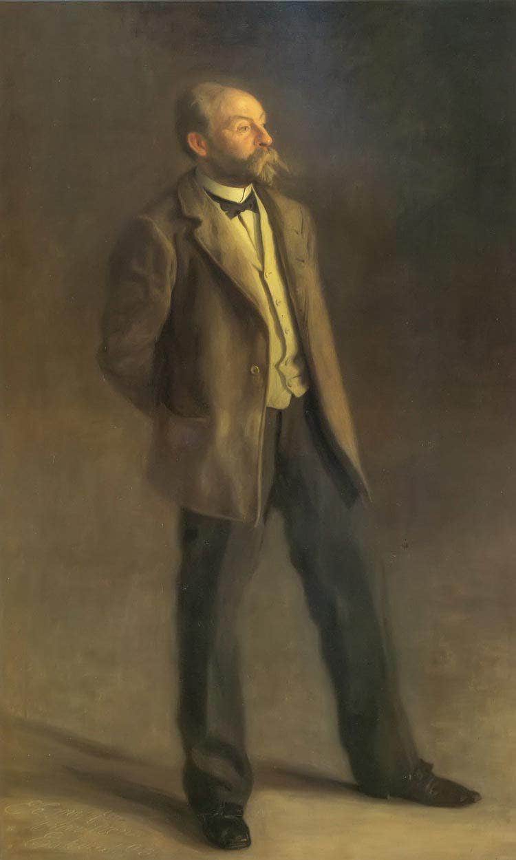 John Mclure Hamilton By Thomas Eakins Fine Art Print