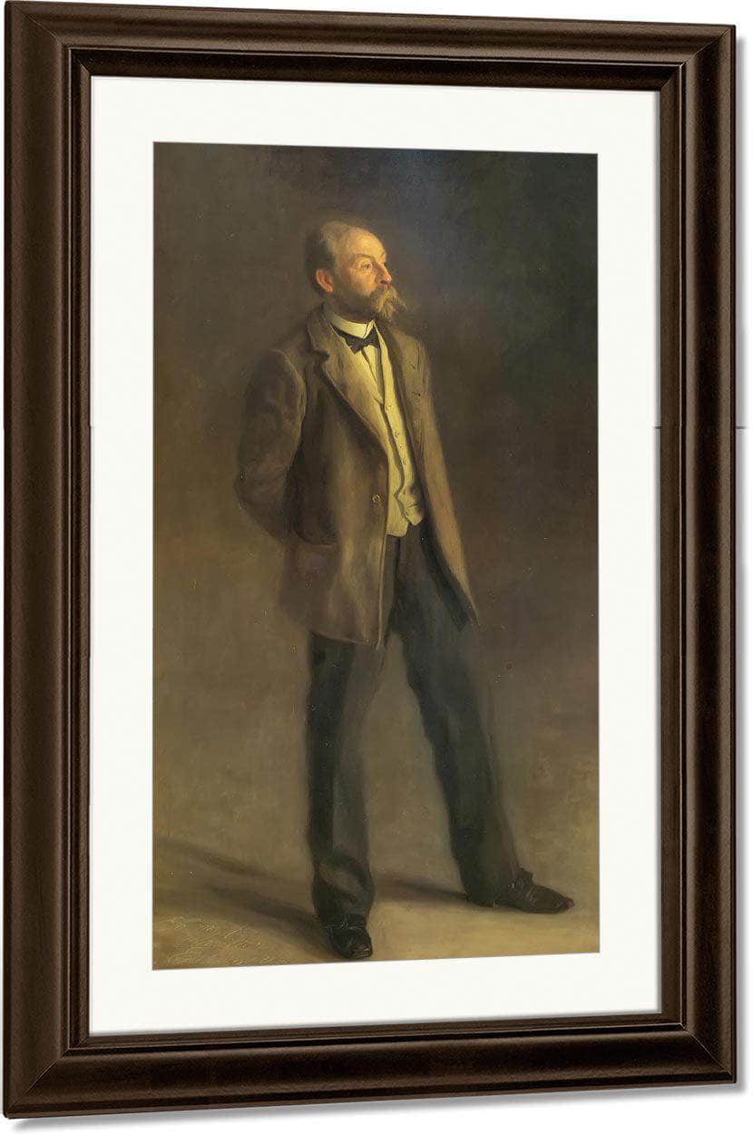 John Mclure Hamilton By Thomas Eakins Fine Art Print