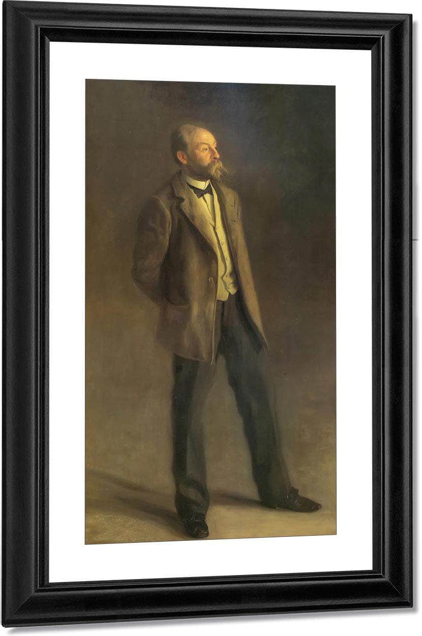 John Mclure Hamilton By Thomas Eakins Fine Art Print