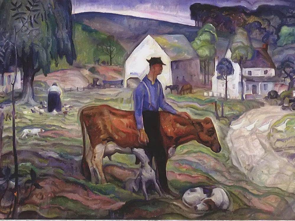John Mcvey By N.C. Wyeth Fine Art Print
