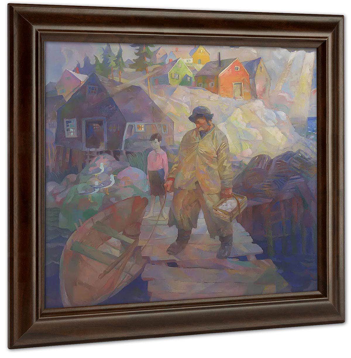 John Teel Port Clyde By N.C. Wyeth Fine Art Print