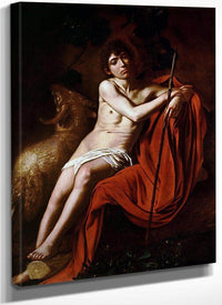 John The Baptist 1610 By Caravaggio Fine Art Print