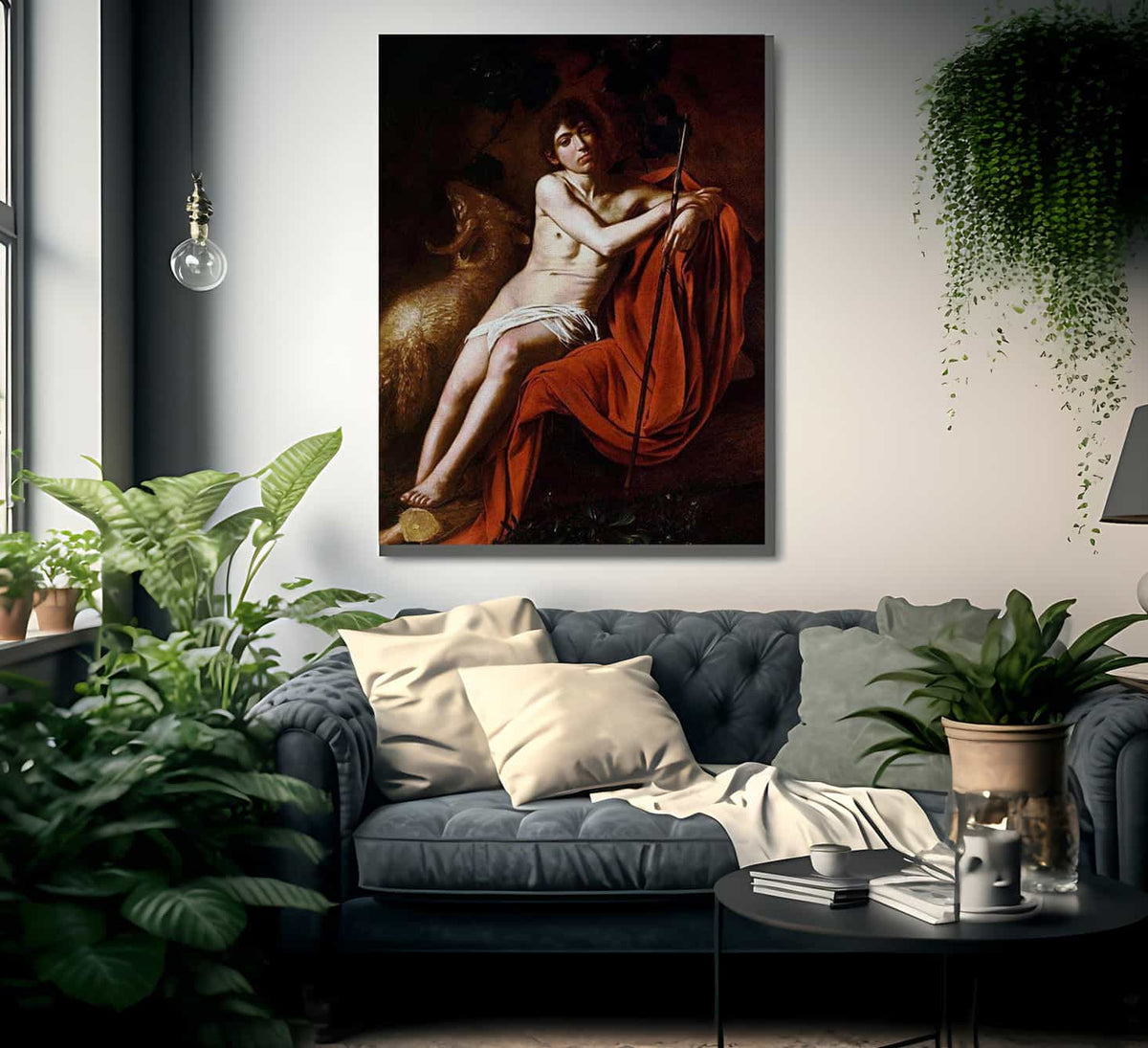 John The Baptist 1610 By Caravaggio Fine Art Print