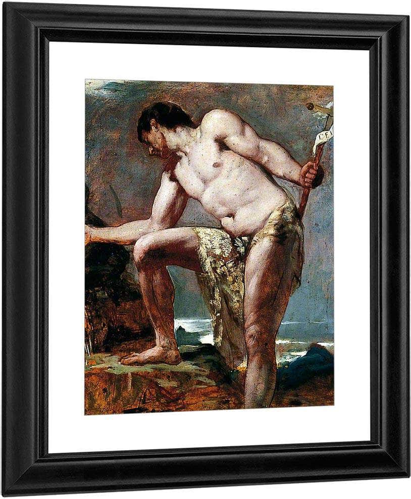 John The Baptist By William Etty Fine Art Print