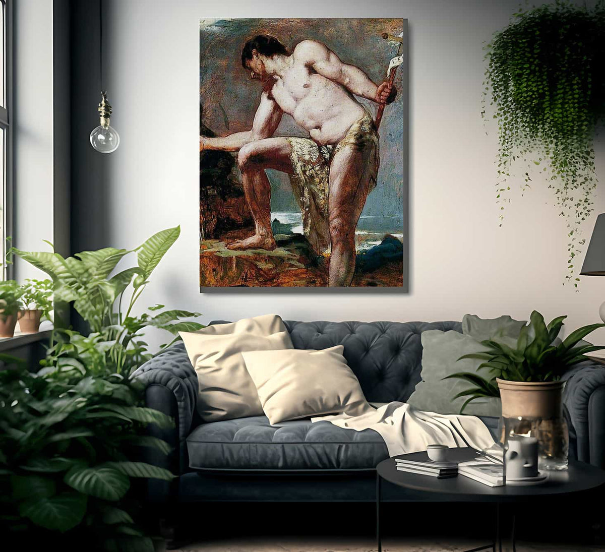 John The Baptist By William Etty Fine Art Print