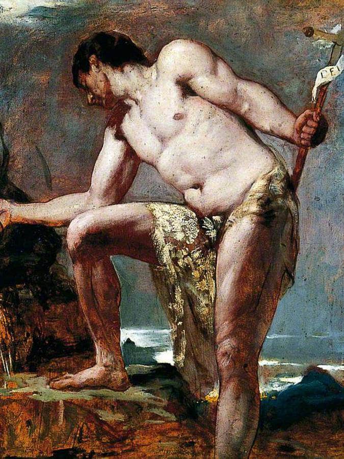 John The Baptist By William Etty Fine Art Print