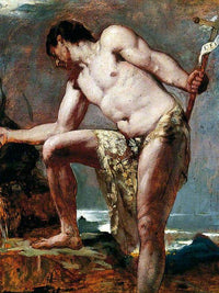 John The Baptist By William Etty Fine Art Print