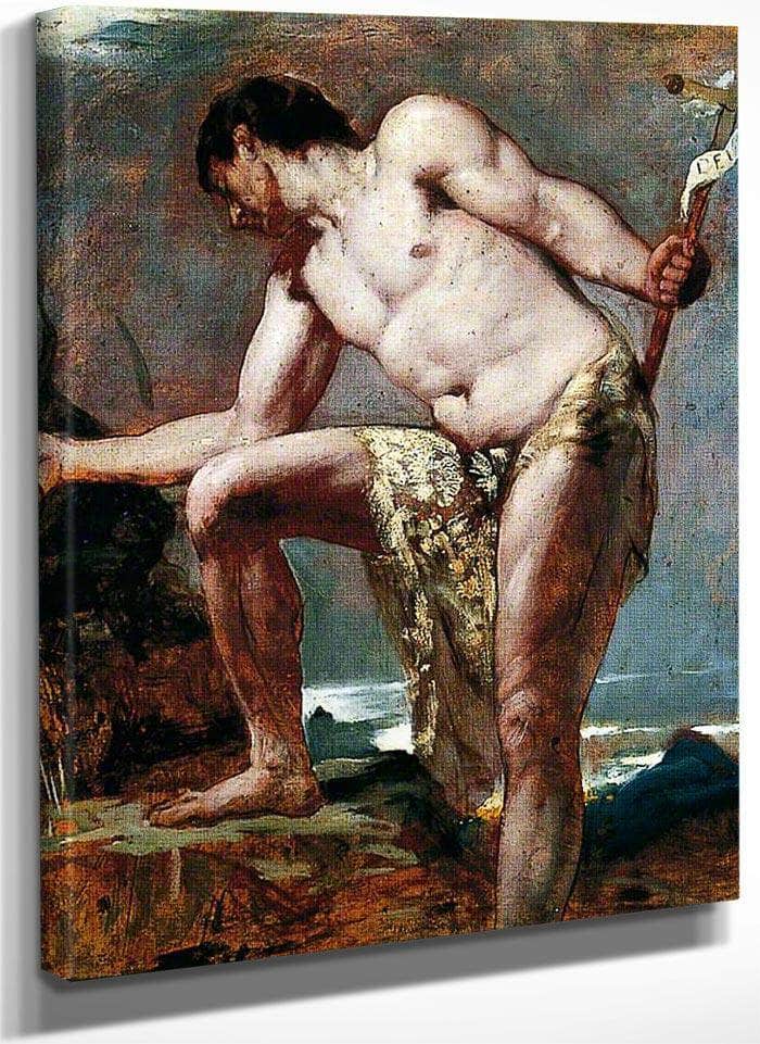 John The Baptist By William Etty Fine Art Print