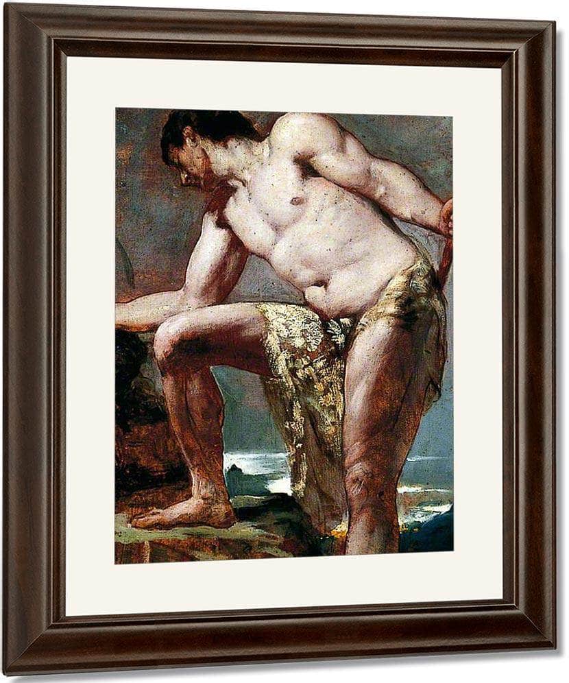 John The Baptist By William Etty Fine Art Print