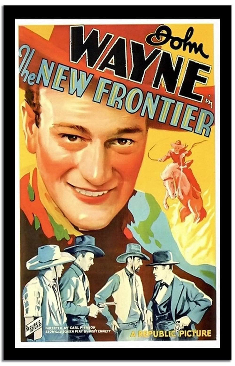 John Wayne  Vintage Postera Fine Art Print