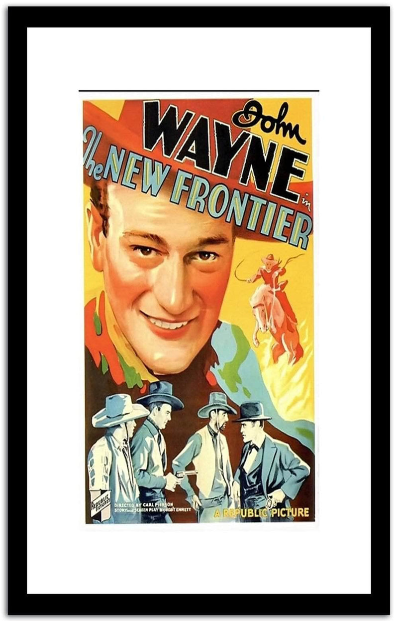 John Wayne  Vintage Postera Fine Art Print