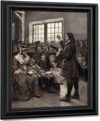 John Wesley Teaching His Sunday School 1897 By Alice Barber Stephens Fine Art Print
