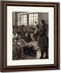 John Wesley Teaching His Sunday School 1897 By Alice Barber Stephens Fine Art Print