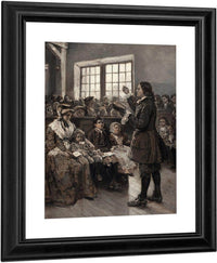 John Wesley Teaching His Sunday School 1897 By Alice Barber Stephens Fine Art Print