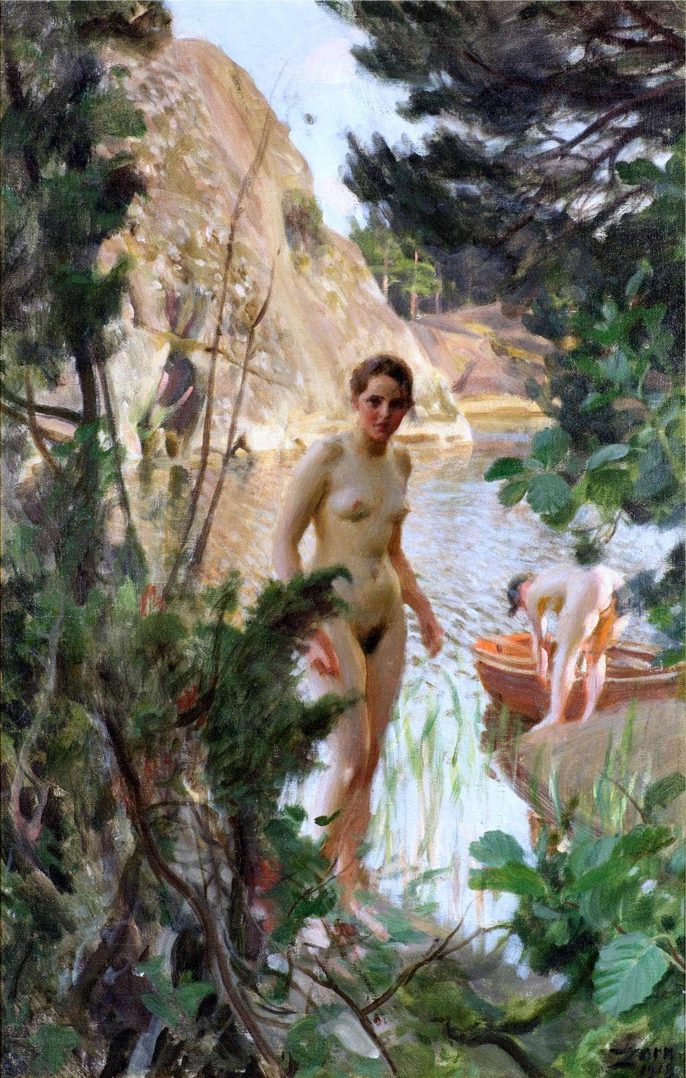 Jollen Painting Anders Zorn Canvas Art Fine Art Print