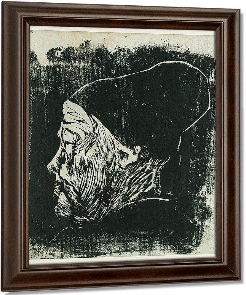 Jolster Woman With Hood By Nicolai Astrup Fine Art Print