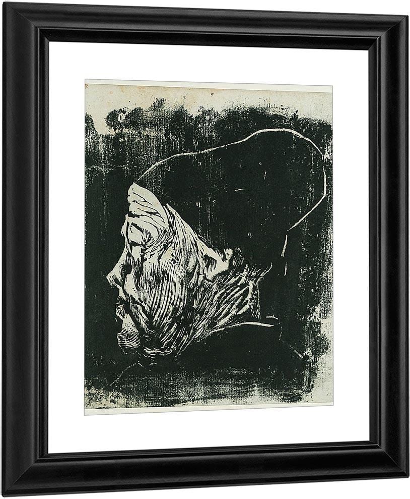 Jolster Woman With Hood By Nicolai Astrup Fine Art Print