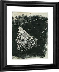 Jolster Woman With Hood By Nicolai Astrup Fine Art Print