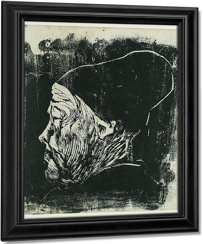 Jolster Woman With Hood By Nicolai Astrup Fine Art Print